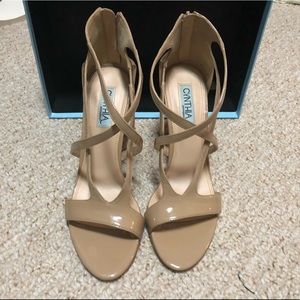 Cynthia Rowley Nude Strappy Heel